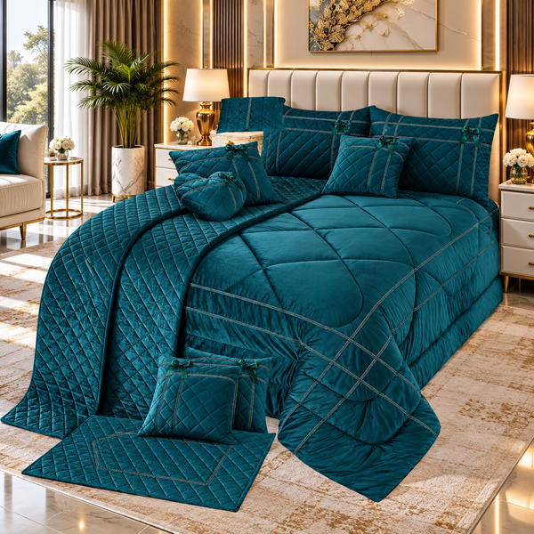 VELLORA COMFORTER SET - 14 PCS