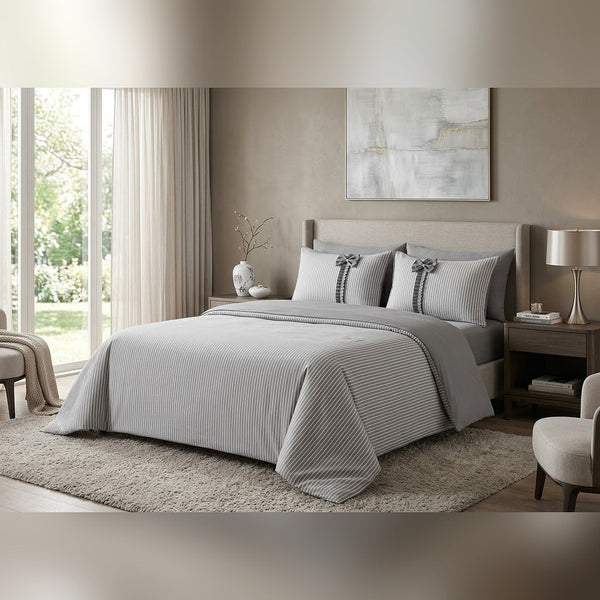 Atlas Peach Duvet Cover Set