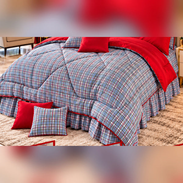 Canyon Red Comforter Set - 8 Pcs