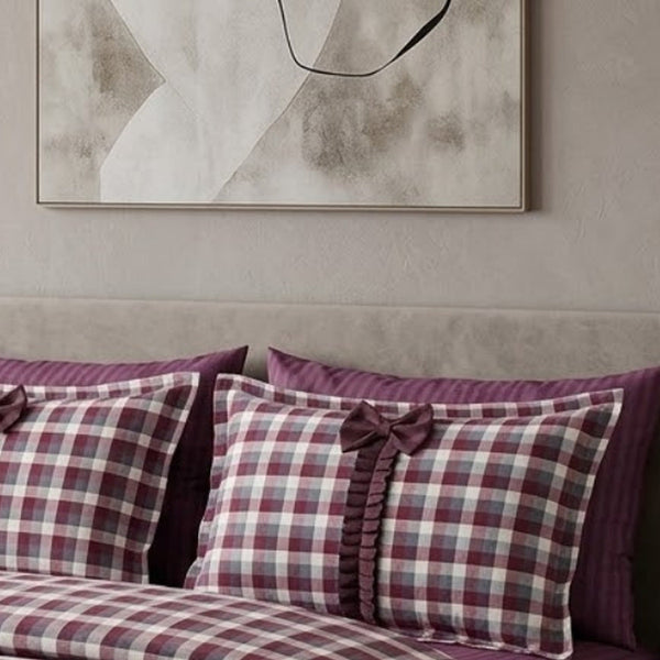 Chevron Red Duvet Cover Set