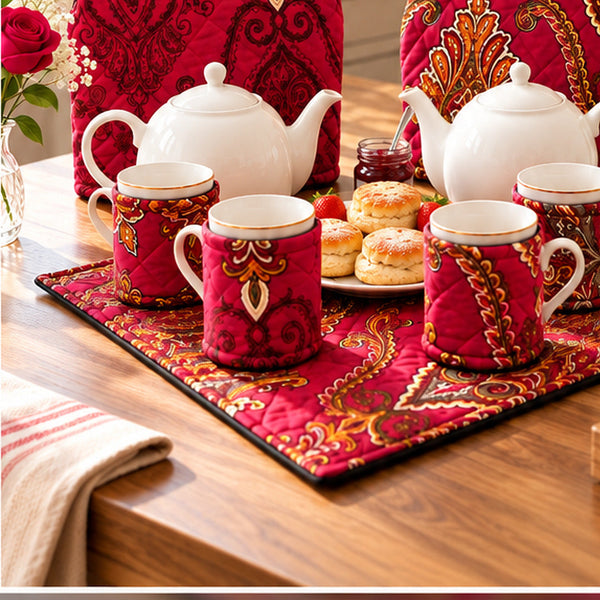 Duchess Red Tea Cozy Set