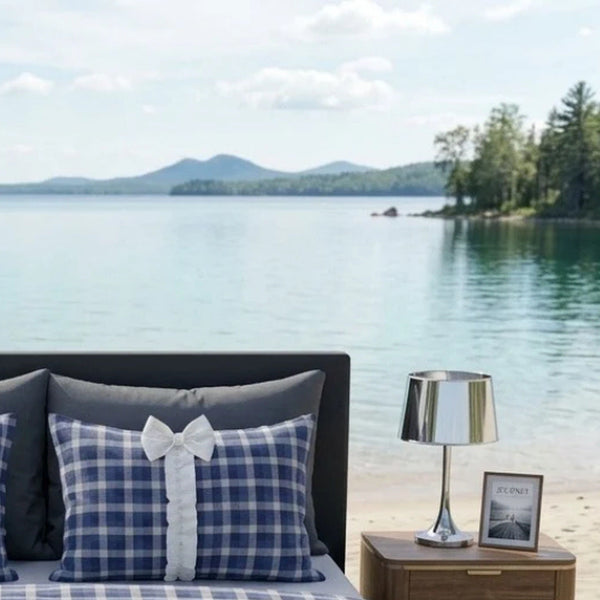 Herringbone Teal Duvet Cover Set