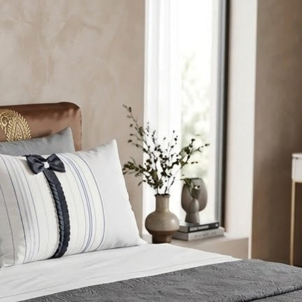 Houndstooth Peach Duvet Cover Set