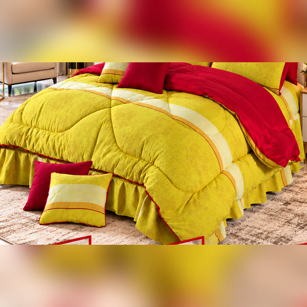 Reef Orange Comforter Set - 8 Pcs