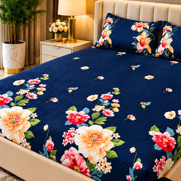 Midnight Garden Printed Waterproof Mattress Cover