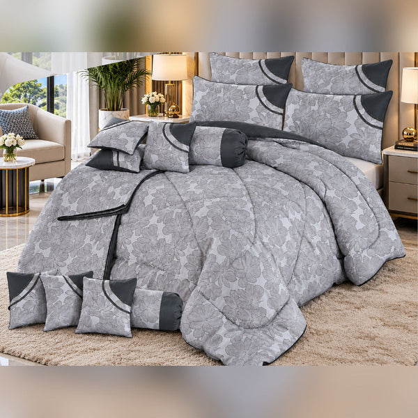Zenith Peach Comforter Set - 7 Pcs